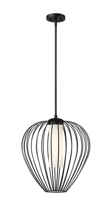 Z-Lite 7507-18MB One Light Pendant, Matte Black