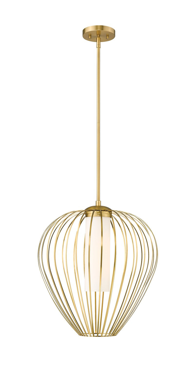 Z-Lite 7507-18MGLD One Light Pendant, Modern Gold