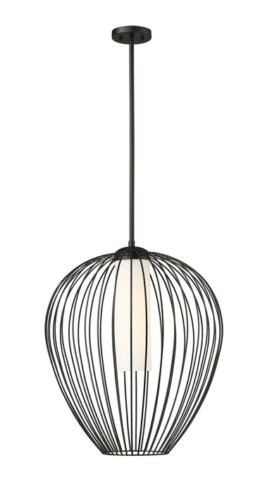 Z-Lite 7507-22MB One Light Pendant, Matte Black