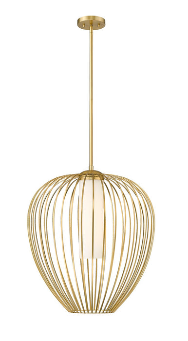 Z-Lite 7507-22MGLD One Light Pendant, Modern Gold