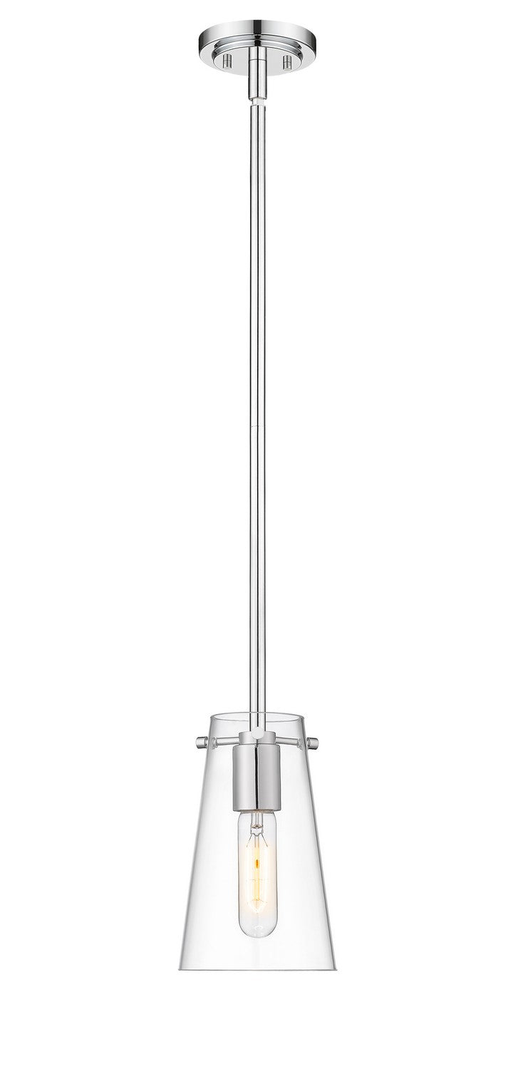 Z-Lite 7508MP-ROD-CH One Light Pendant, Chrome
