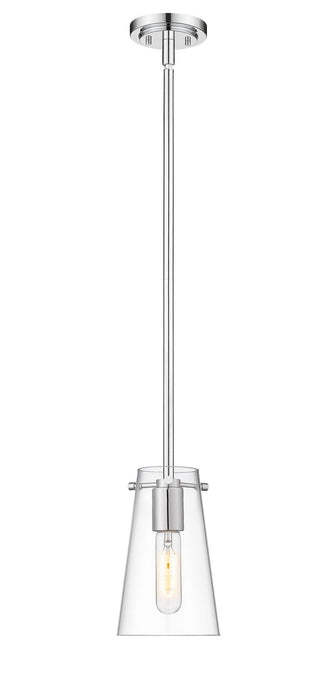 Z-Lite 7508MP-ROD-CH One Light Pendant, Chrome