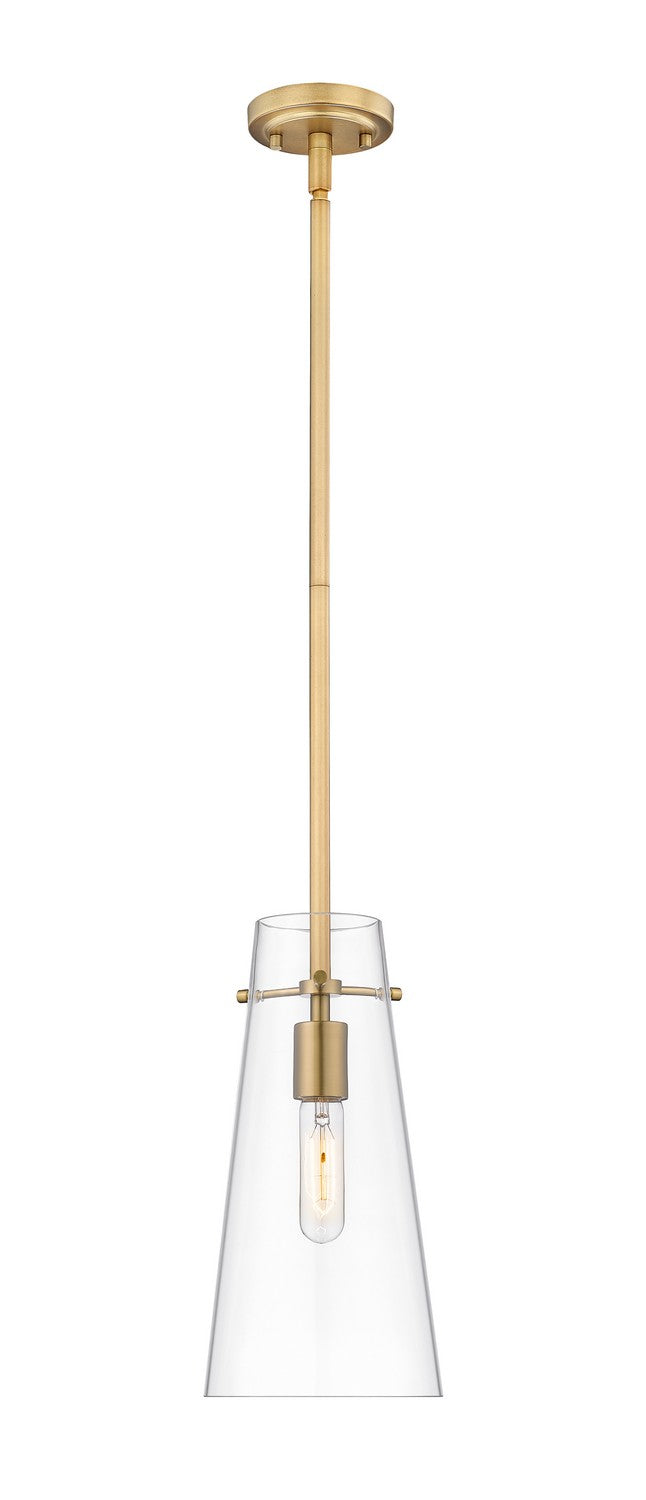 Z-Lite 7508P-ROD-MGLD One Light Pendant, Modern Gold