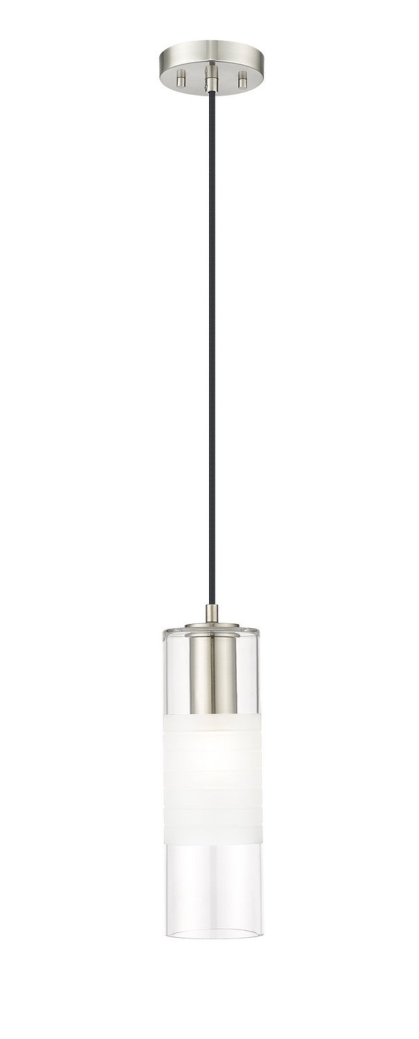 Z-Lite 824P-BN One Light Pendant, Brushed Nickel