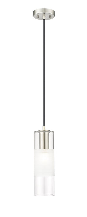 Z-Lite 824P-BN One Light Pendant, Brushed Nickel