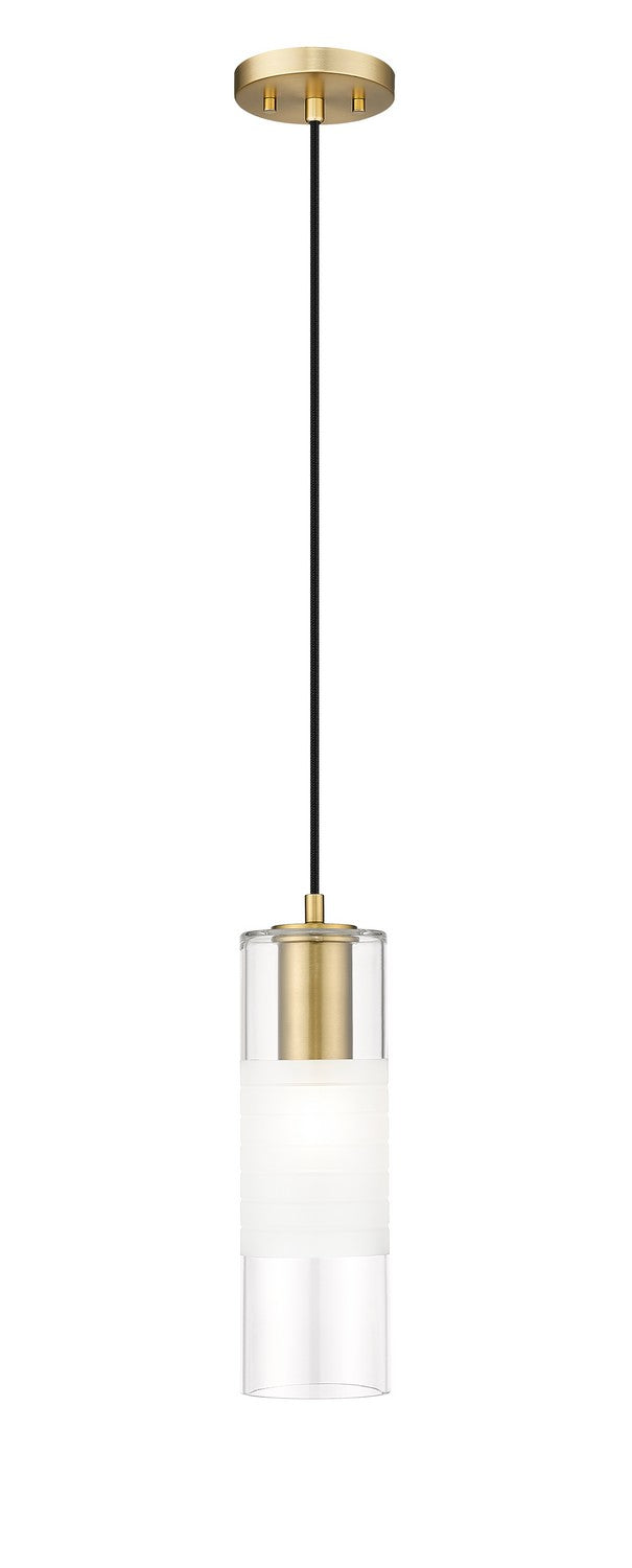 Z-Lite 824P-MGLD One Light Pendant, Modern Gold