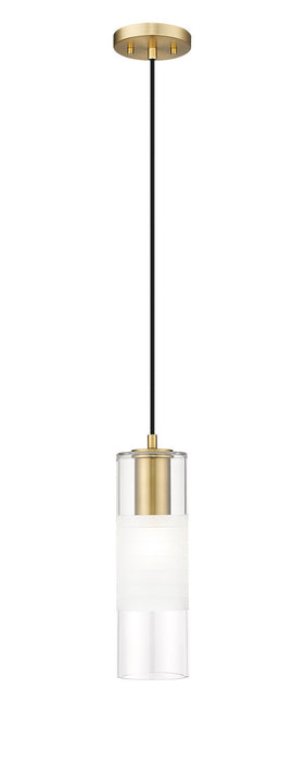 Z-Lite 824P-MGLD One Light Pendant, Modern Gold
