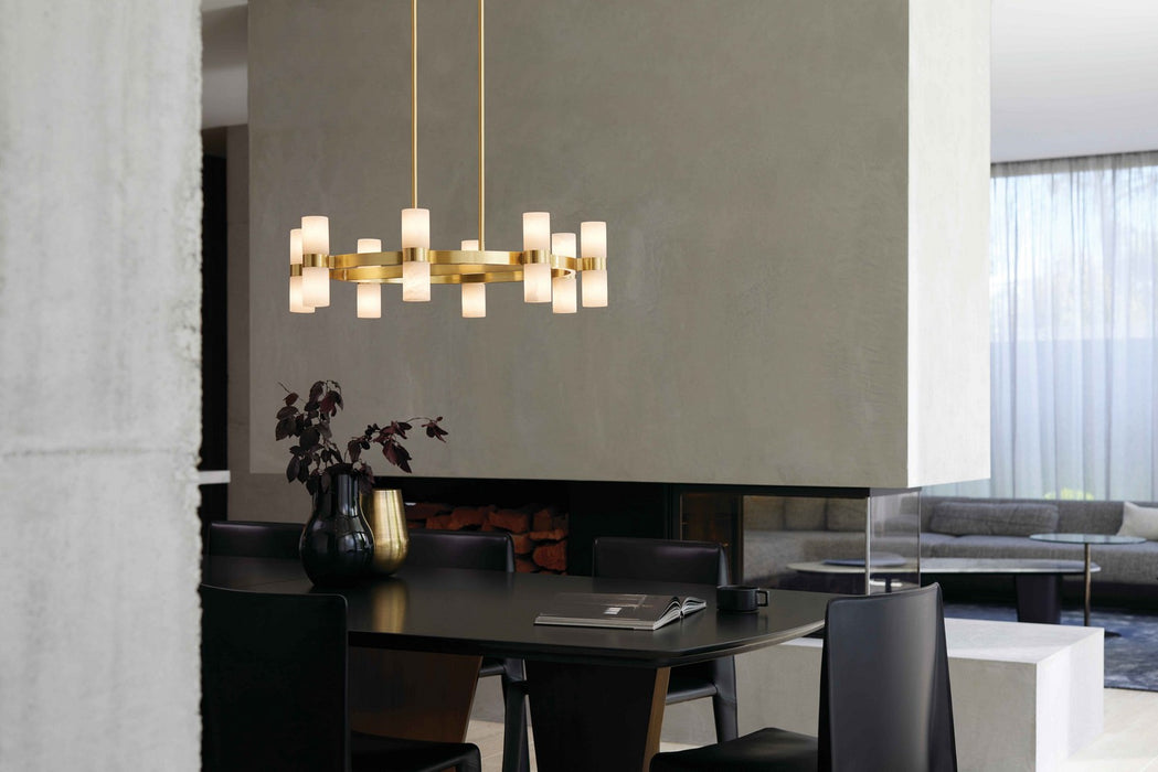 Beacon Lighting 03929101 17 Light Pendant, Brass