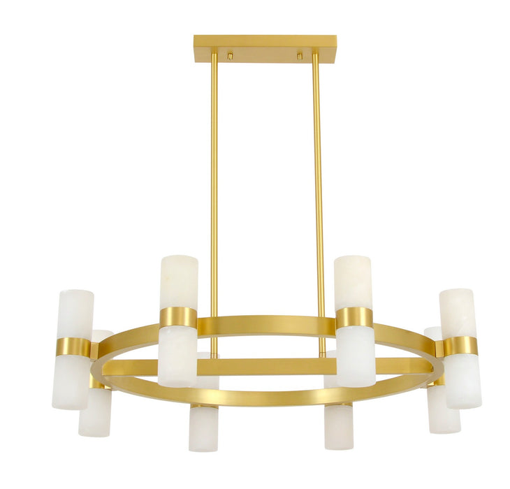 Beacon Lighting 03929101 17 Light Pendant, Brass