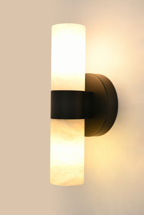 Beacon Lighting 03929201 Two Light Wall Bracket, Black