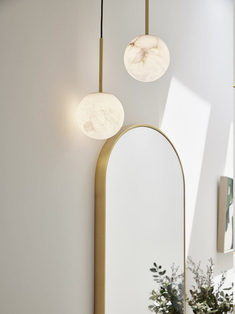 Beacon Lighting 05008001 One Light Pendant, Brass