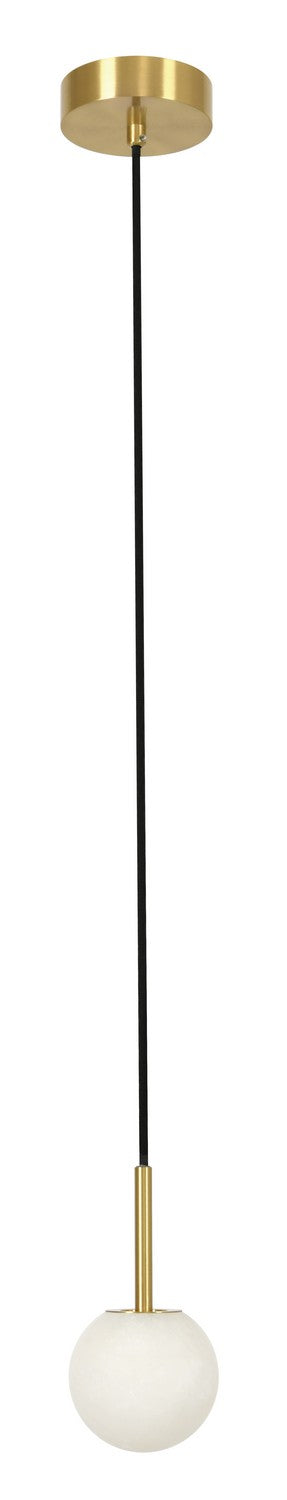 Beacon Lighting 05008001 One Light Pendant, Brass
