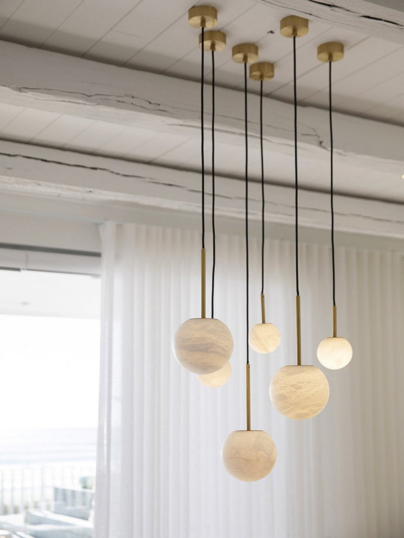 Beacon Lighting 05008101 One Light Pendant, Brass