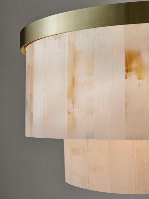 Beacon Lighting 05024001 Nine Light Pendant, Brass