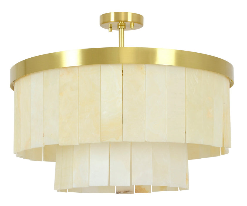 Beacon Lighting 05024001 Nine Light Pendant, Brass