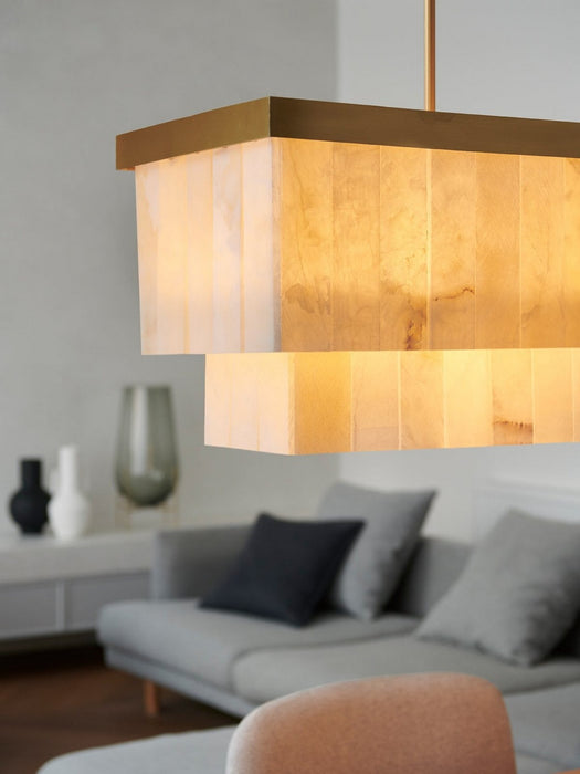Beacon Lighting 05024101 Seven Light Pendant, Brass