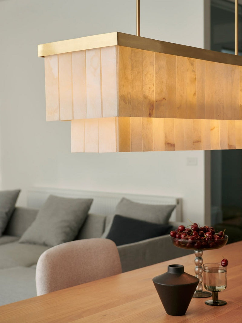 Beacon Lighting 05024101 Seven Light Pendant, Brass