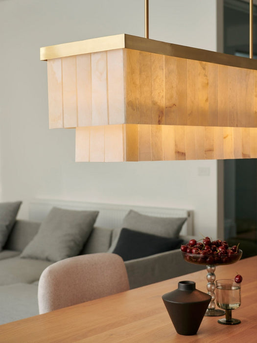 Beacon Lighting 05024101 Seven Light Pendant, Brass