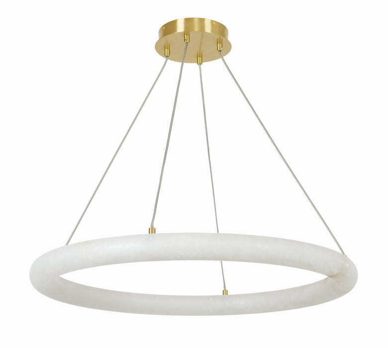 Beacon Lighting 05062701 LED Pendant, Brass Style Luxe