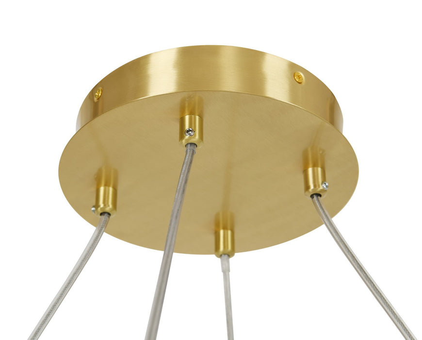 Beacon Lighting 05062701 LED Pendant, Brass Style Luxe