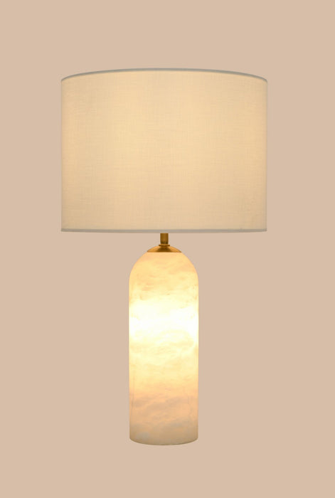 Beacon Lighting 27043001 Two Light Table Lamp, White