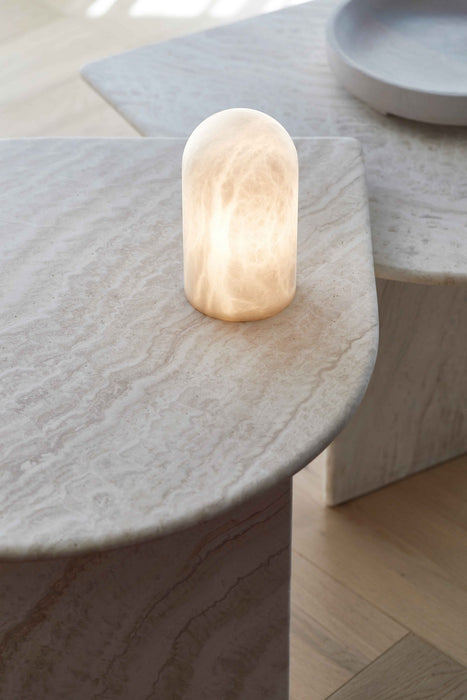 Beacon Lighting 27043101 One Light Table Lamp, White