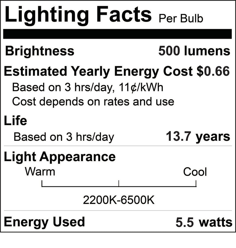 Bulbrite 293121 Light Bulb, Milky