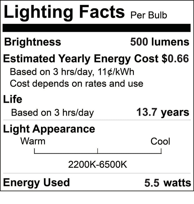 Bulbrite 293121 Light Bulb, Milky