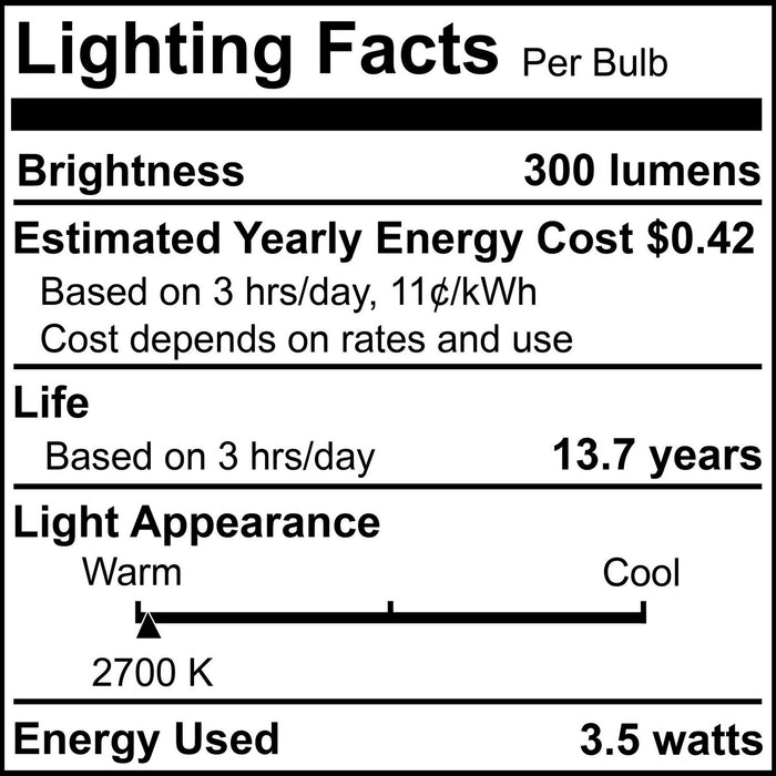Bulbrite 770597 Light Bulb, Clear