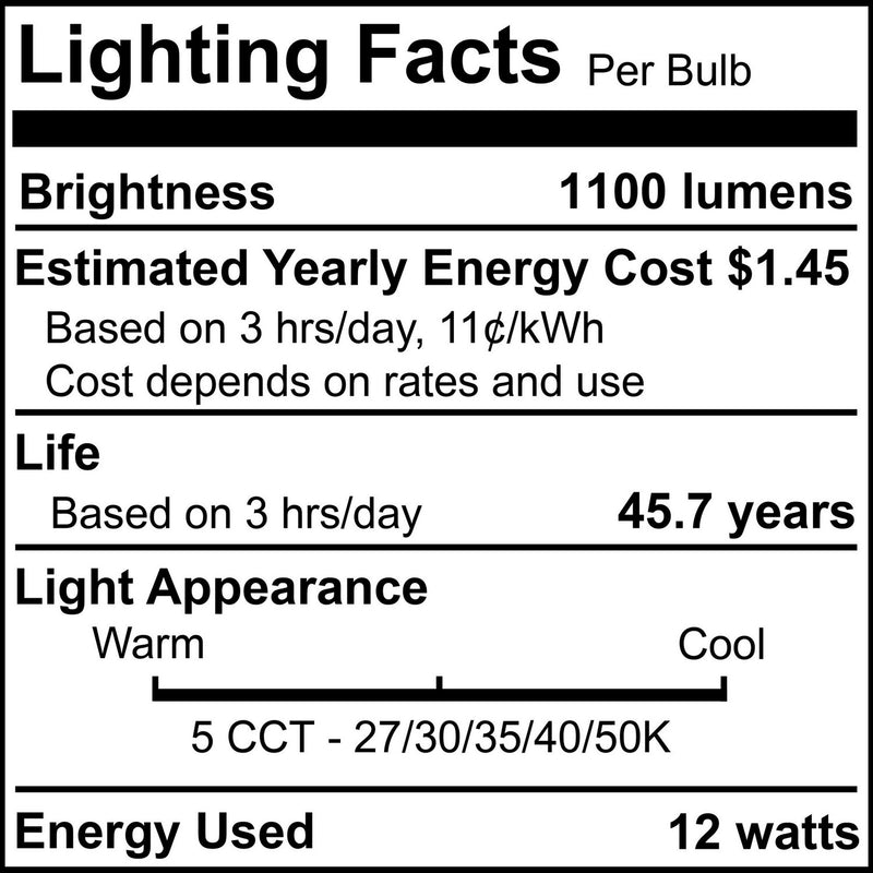 Bulbrite 773190 Recessed Downlight, White