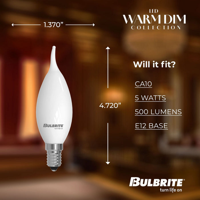 Bulbrite 776402 Light Bulb, Milky