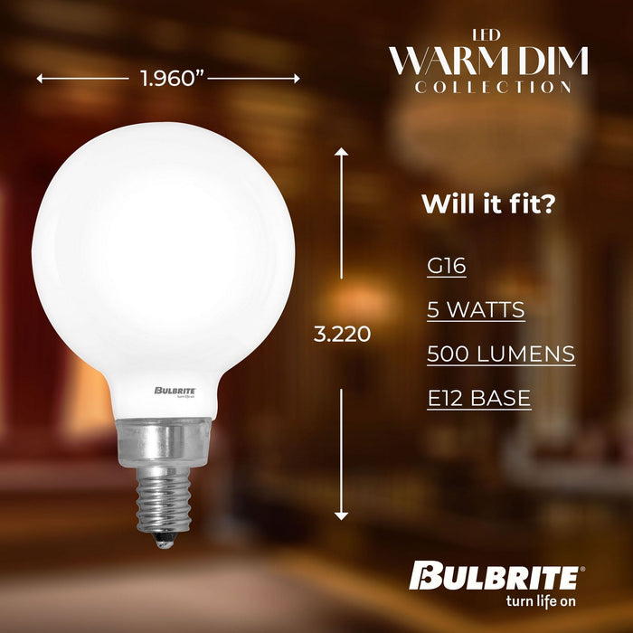 Bulbrite 776403 Light Bulb, Milky