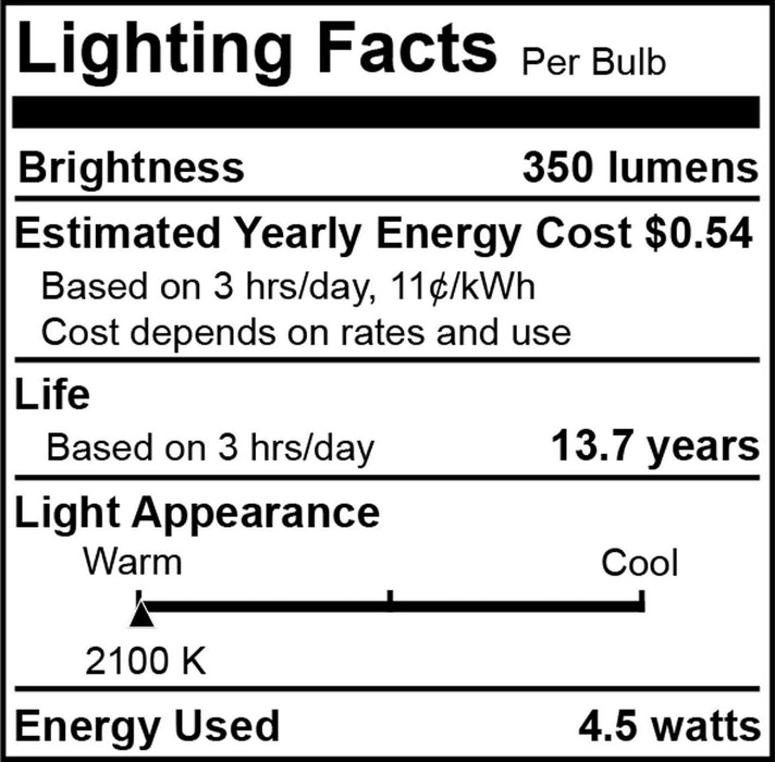 Bulbrite 776516 Light Bulb, Clear