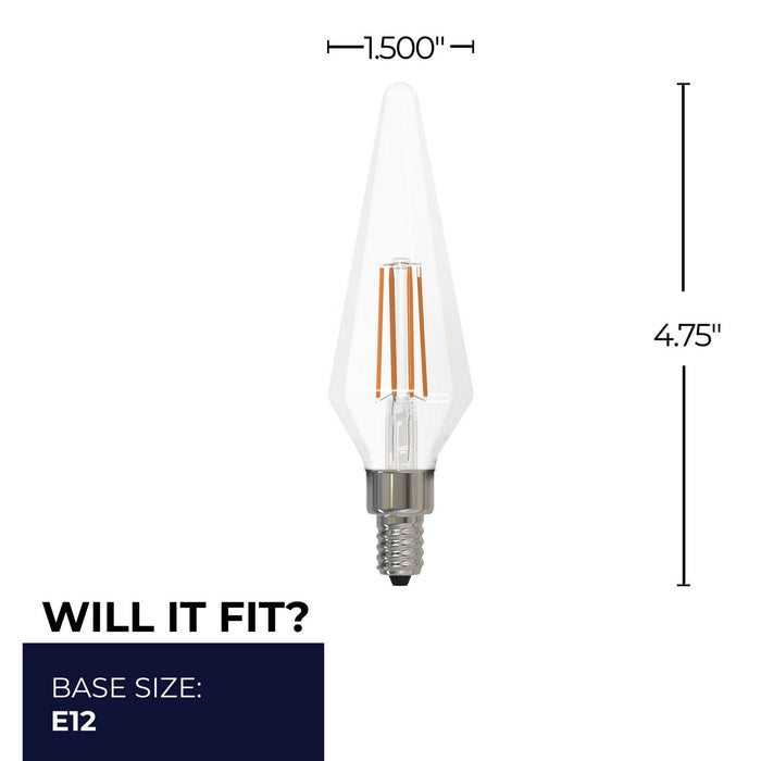 Bulbrite 776596 Light Bulb, Clear