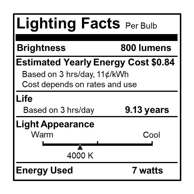 Bulbrite 776631 Light Bulb, Clear