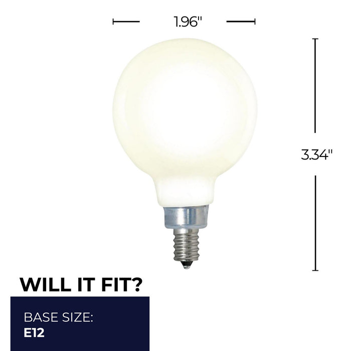 Bulbrite 776712 Light Bulb, Milky