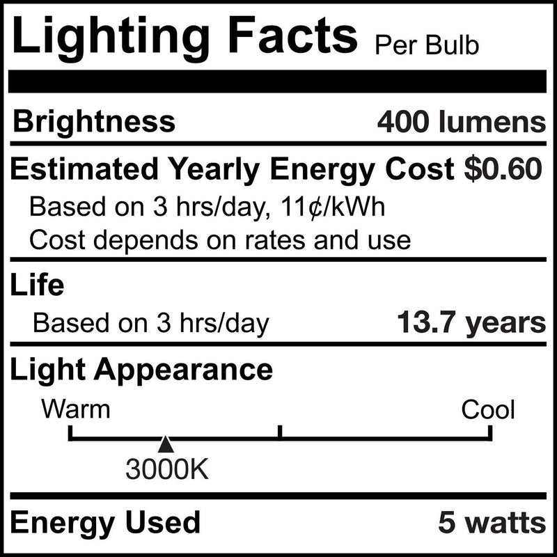 Bulbrite 776721 Light Bulb, Clear