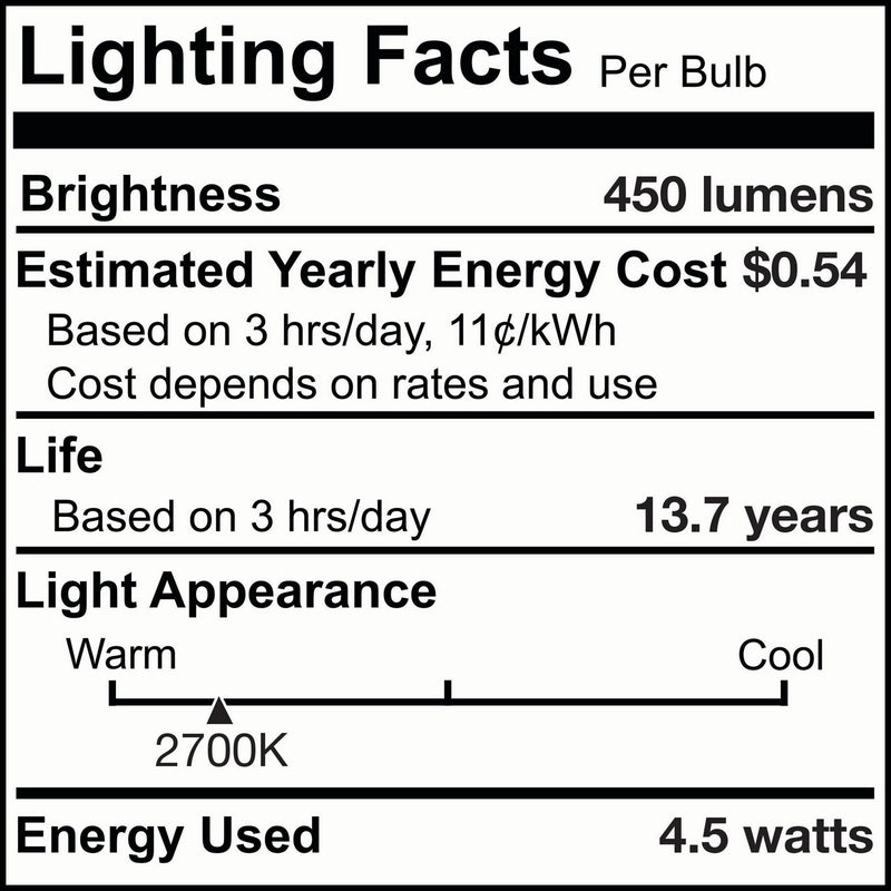 Bulbrite 776723 Light Bulb, Clear