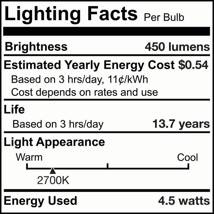 Bulbrite 776723 Light Bulb, Clear