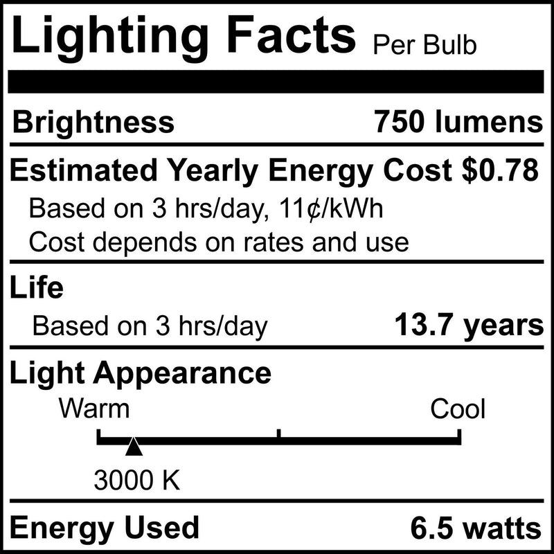 Bulbrite 776738 Light Bulb, Clear