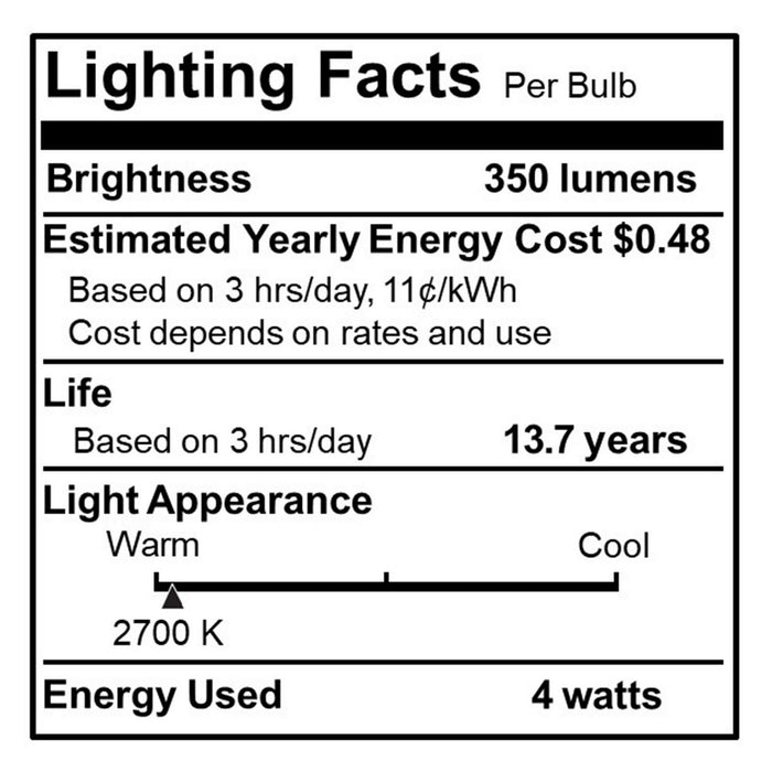 Bulbrite 776756 Light Bulb, Clear