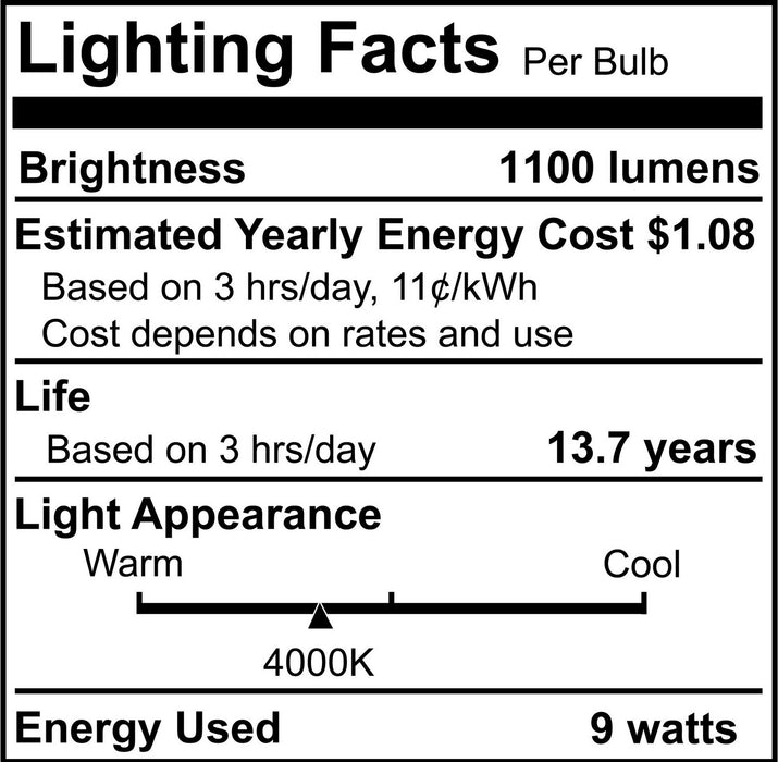 Bulbrite 776926 Light Bulb, Clear