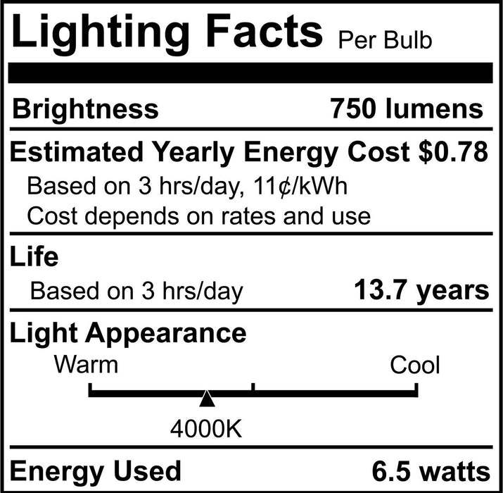 Bulbrite 776932 Light Bulb, Clear