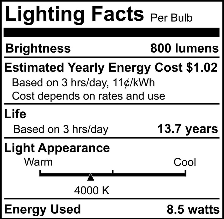 Bulbrite 776935 Light Bulb, Clear