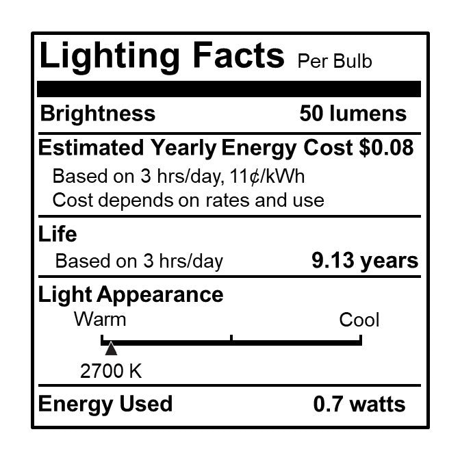 Bulbrite 812123 String Light, Black