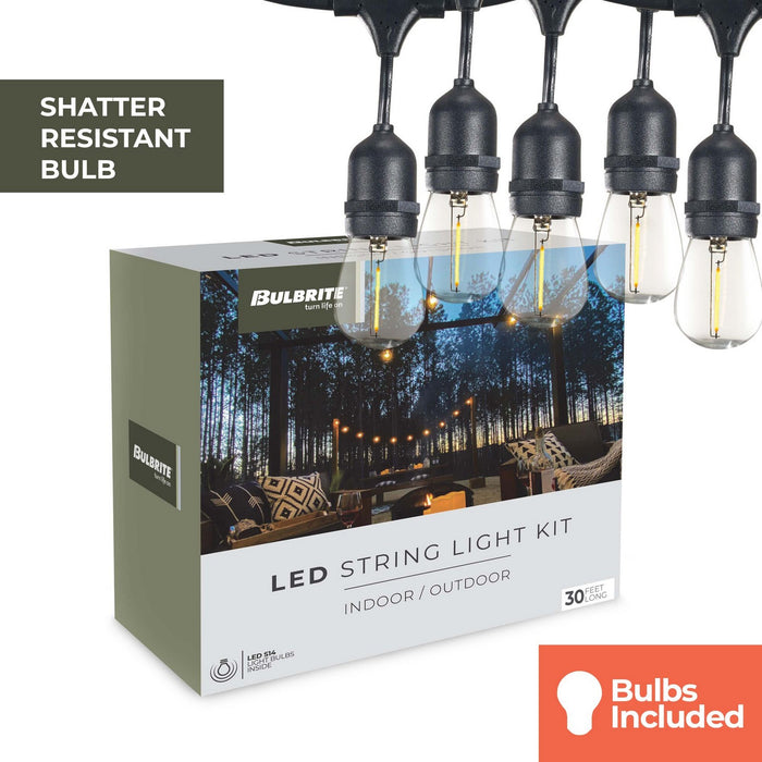Bulbrite 812313 String Light, Black