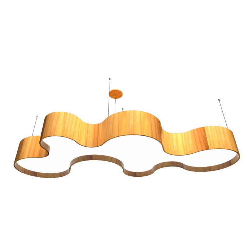 Accord Lighting 1337LED.12 LED Pendant, Teak