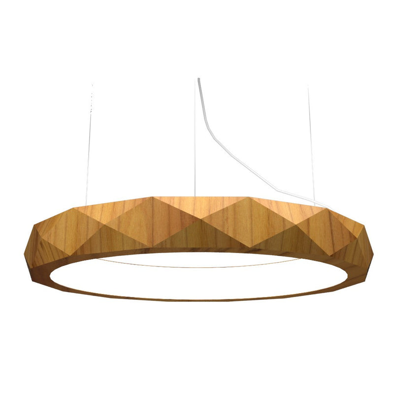 Accord Lighting 1357LED.12 LED Pendant, Teak