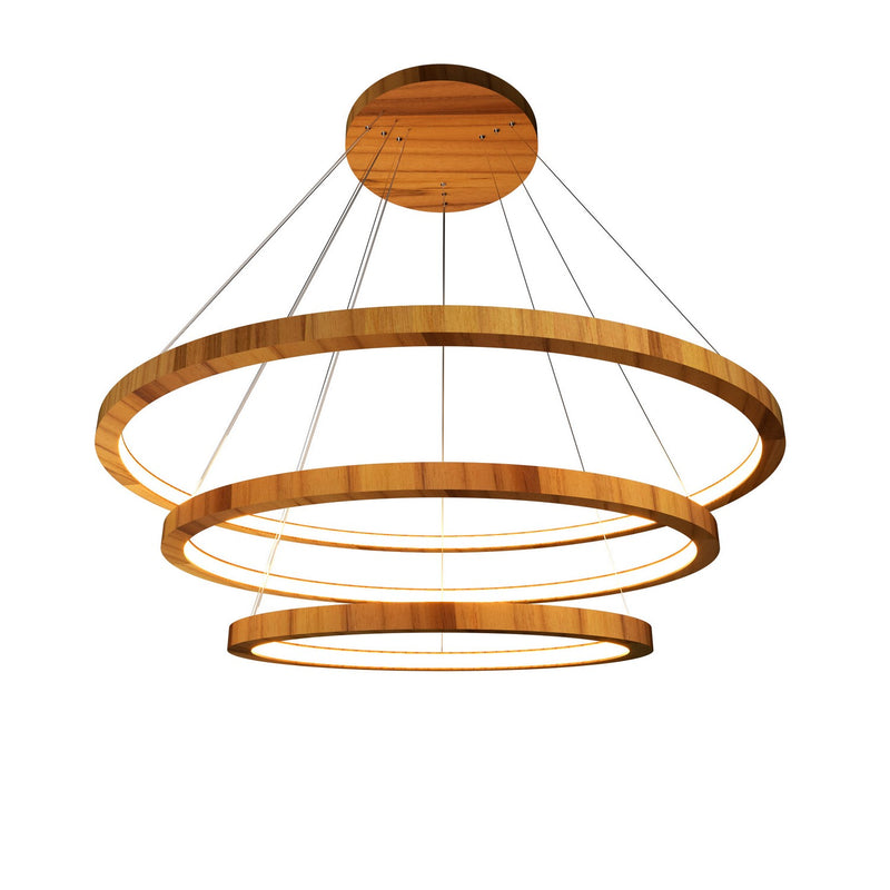 Accord Lighting 1414LED.12 LED Pendant, Teak