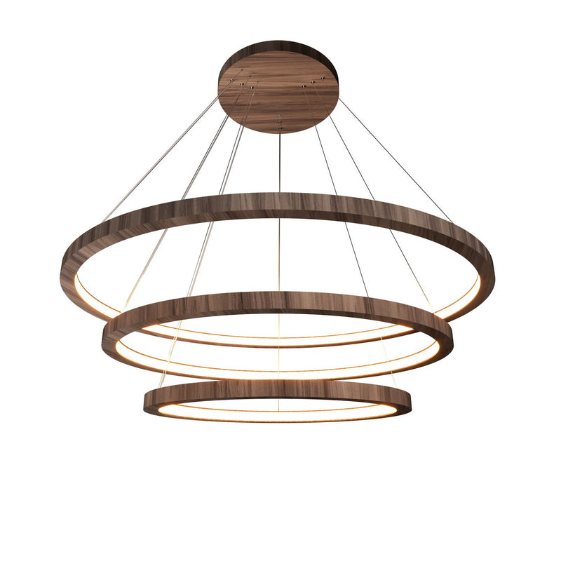 Accord Lighting 1414LED.18 LED Pendant, American Walnut